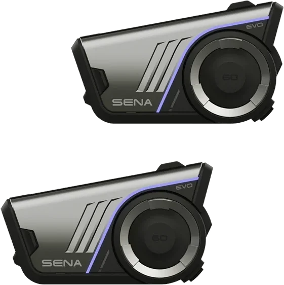 Sena 60S Evo Motorcycle Mesh Communication System, dual pack