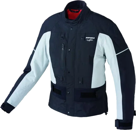 Spidi Rain Chest Evo Rain Jacket, black/white
