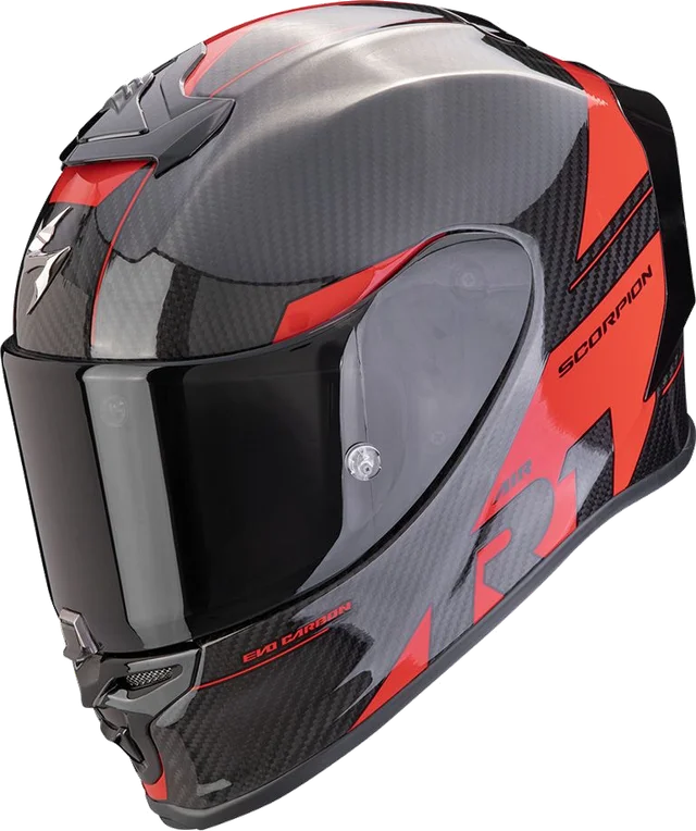 Scorpion EXO-R1 Evo Carbon Air Rally Black-Red, Carbon