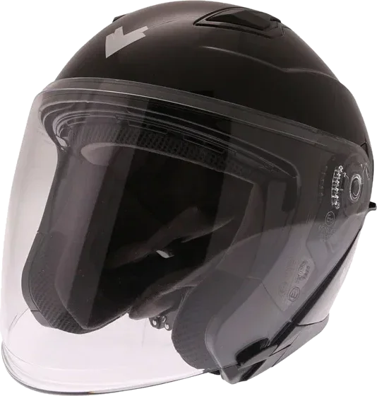 Frank Thomas FTDV31 Open Face Helmet Black, Black
