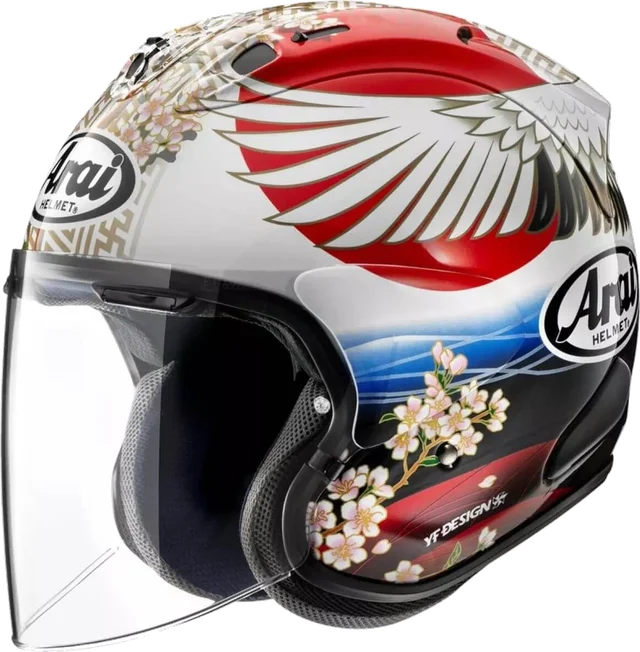Arai SZ-R Evo Tsubasa Replica Open-Face Helmet, Arai SZ-R Evo Tsubasa