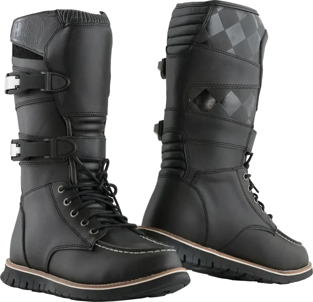 HolyFreedom Night Hawk High waterproof Motorcycle Boots, black
