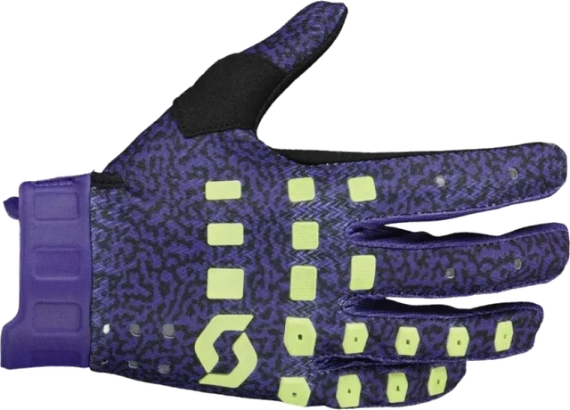 Scott Podium Pro Gloves Dark Purple Mint Green, Dark Purple Mint Green