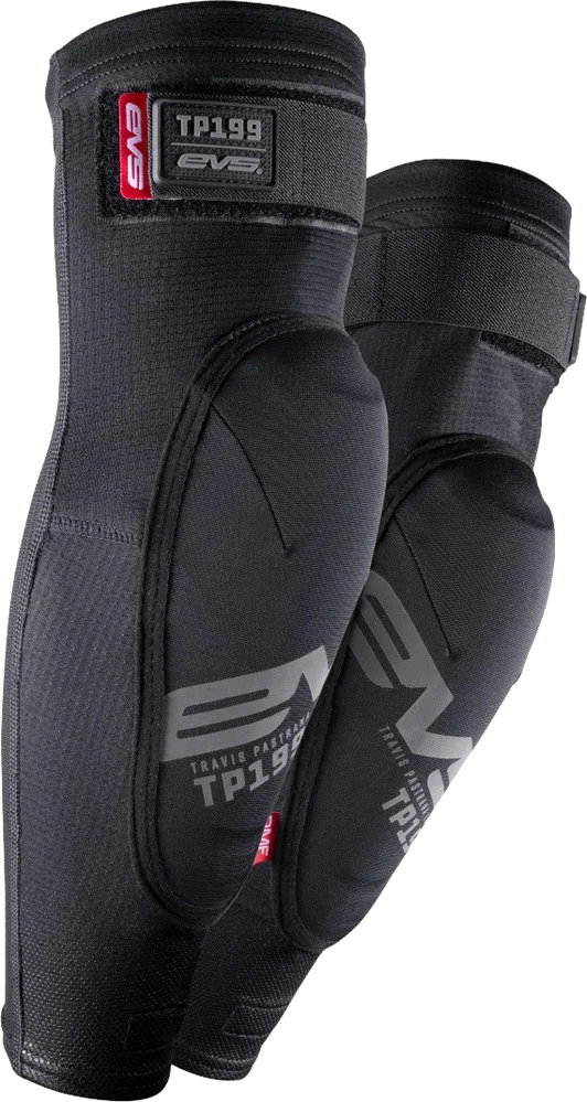 EVS TP199 Blackout Elbow Guards, Blackout