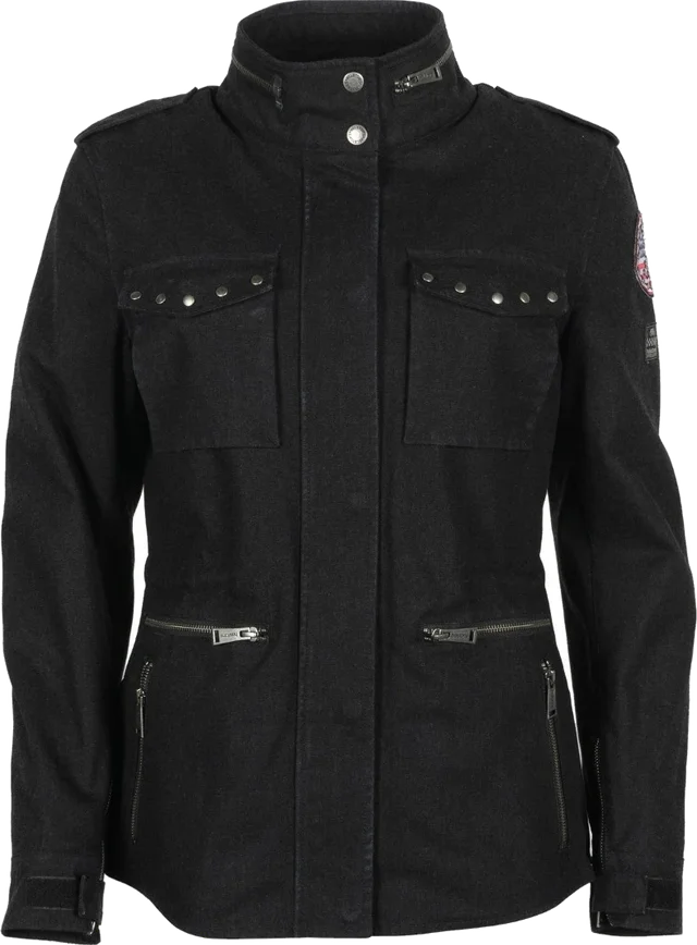 Helstons Tara Ladies Motorcycle Textile Jacket, black