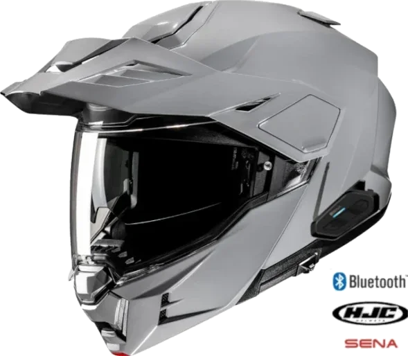 HJC i80 Bluetooth Helmet Nardo Grey Sena Spider