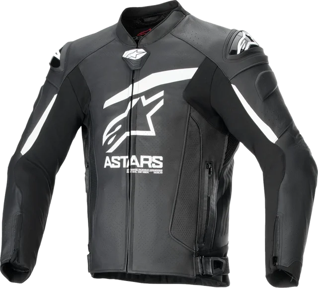 Alpinestars Gp Plus R V4 Airflow Leather Jkt Blk/White
