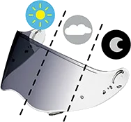 Shoei Cns-2 Fi-tec Hornet Adv Visor Photocromic