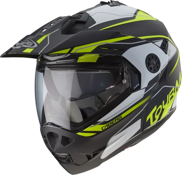 Caberg Tourmax Marathon - Matt Black/White/Yell Fluo, matt black white yellow f