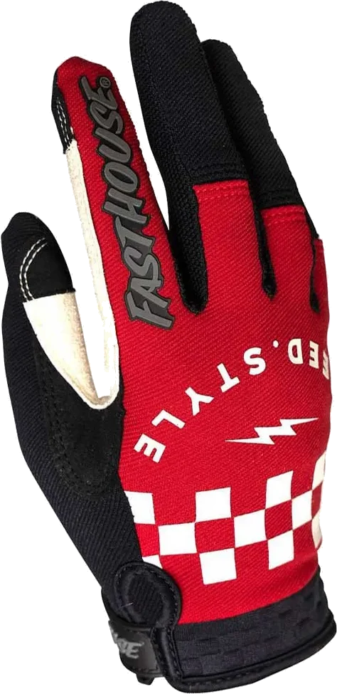 Fasthouse Speed Style Rowen Off-road Gloves, Red