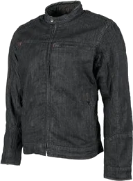 Speed & Strength Speed and Strength Speed & Strength Mens Overhaul Armored Denim Riding Jacket, Black