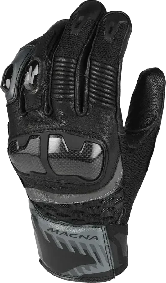 Macna Chiza Woman Leather Gloves, Black / Pink