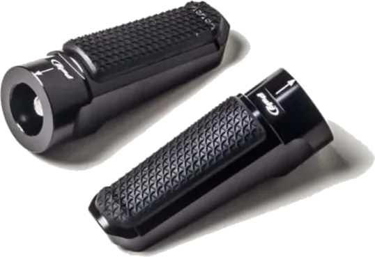 Puig Sport Footpegs - Black, Black