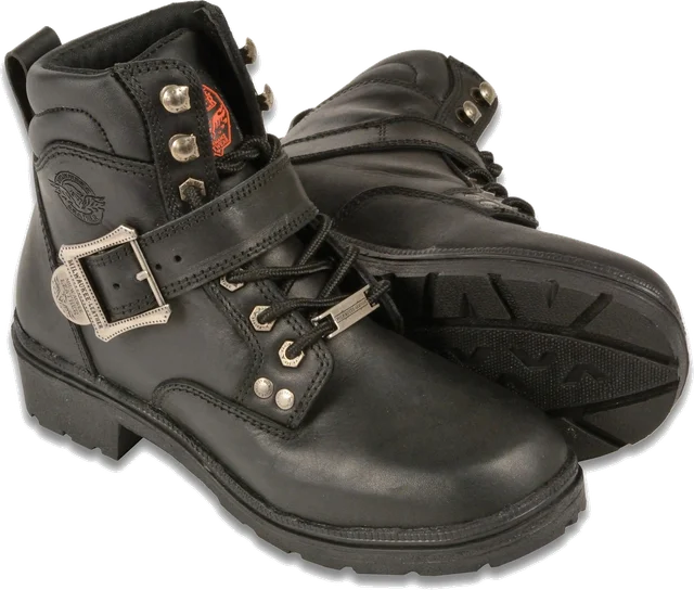Milwaukee Women's Side Buckle Plain Toe Boot (Closeout)