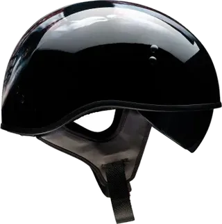 Z1R Vagrant Half Shell Helmet USA Skull Black