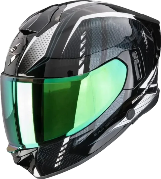 Scorpion EXO-530 Air Helmet Theras Black Chamelon White, Theras Black Chamelon White
