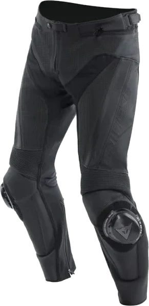 Dainese Delta 4 Mens Motorcycle Perforated Leather Pants, motorcycle perforated leather