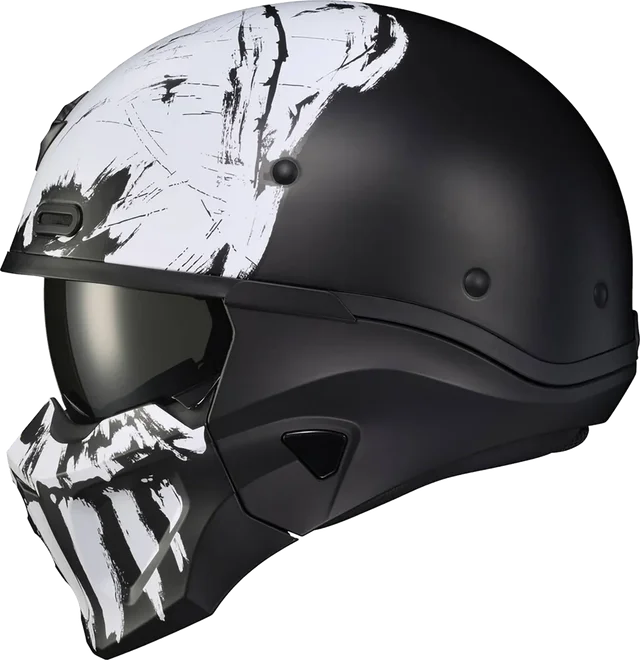 Scorpion EXO Covert X Marauder Adult Cruiser Helmets, black