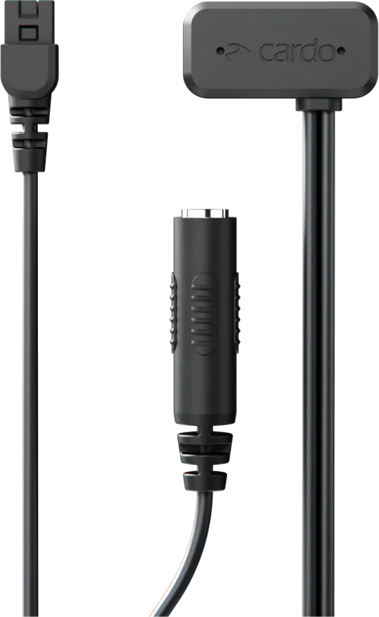 Cardo Packtalk Neo/Custom USB-C to Speaker Cable, Black