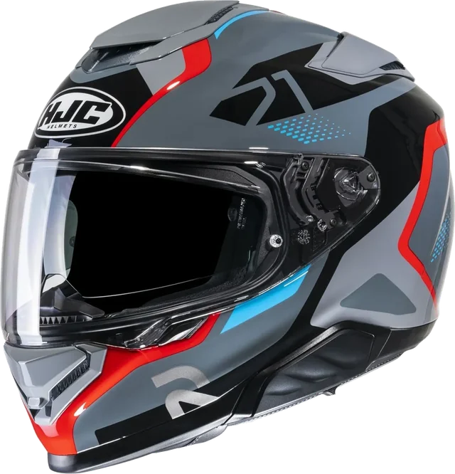 HJC Rpha71 Helmet Hapel MC21 Black/Grey/Blue/Red Gloss