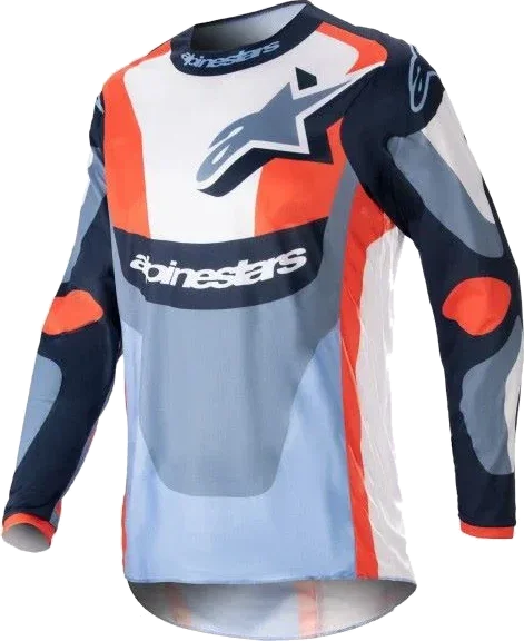 Alpinestars Fluid Agent Jersey Night Navy Hot Orange, night navy hot orange