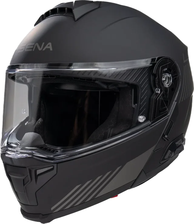 Sena Specter Intercom Helmet - Matt Black, Gloss White
