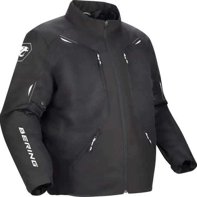Bering Brazilia King Size 3 in 1 Textile Jacket - Black / White, Black / White