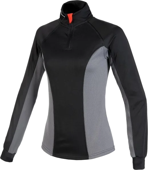 Spidi Womens Thermo Chest Base Layer Shirt, Black/Anthracite