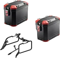 My Tech Model-x 32-39 Multistrada V4 Cases Red