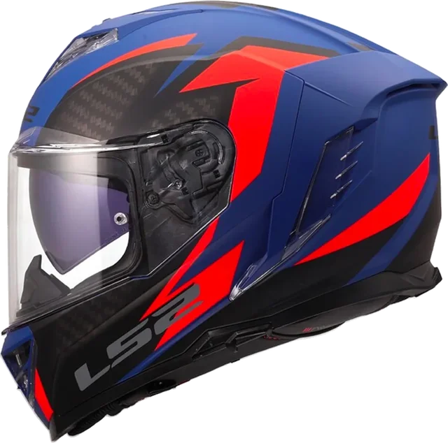 LS2 Storm III Helmet Dynamo Blue/Red/Black Matt