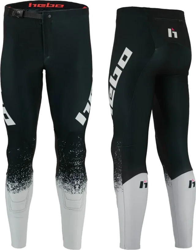 Hebo Pantalon Pro Trial V Dripped White, black white