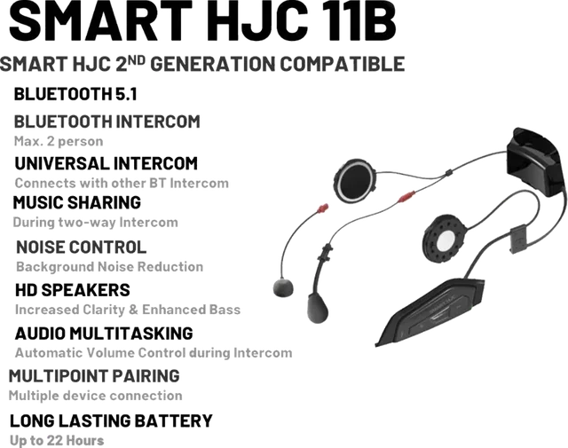 Sena HJC Smart 11B Bluetooth Headset
