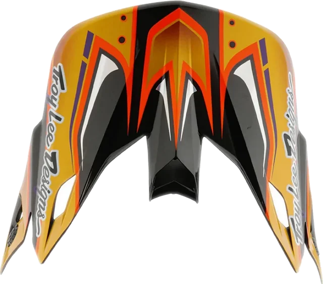 Troy Lee Designs SE5 Crest Visor Helmet Accessories, gold