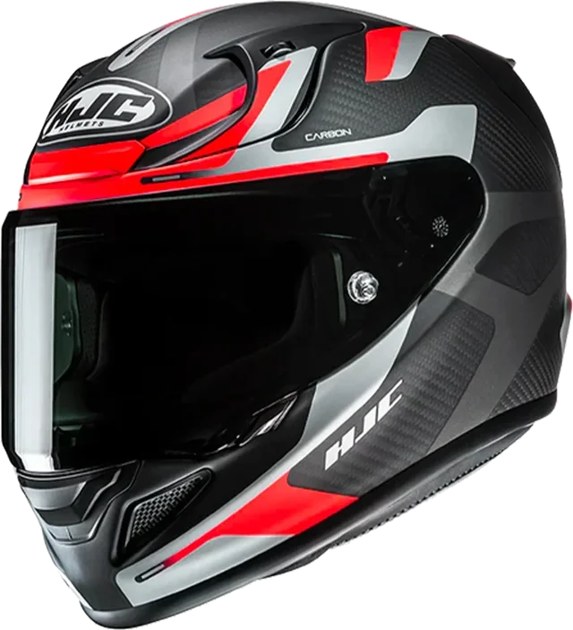 HJC Rpha12 Carbon Helmet Xentra MC6HSF Grey/Red Matt