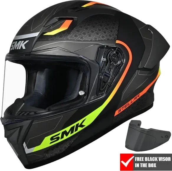 SMK Stellar Sport Flight MA264 Black / Grey / Yellow, MA264