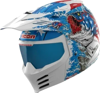 Icon Elsinore Helmet Monotype American Basstard Blue