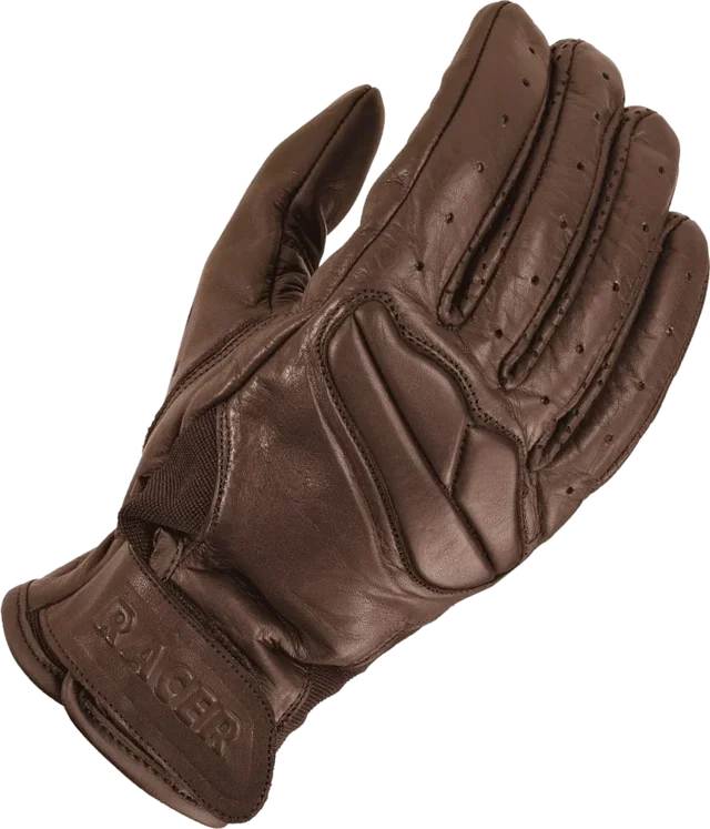 Racer Field Gloves - Brown, Black