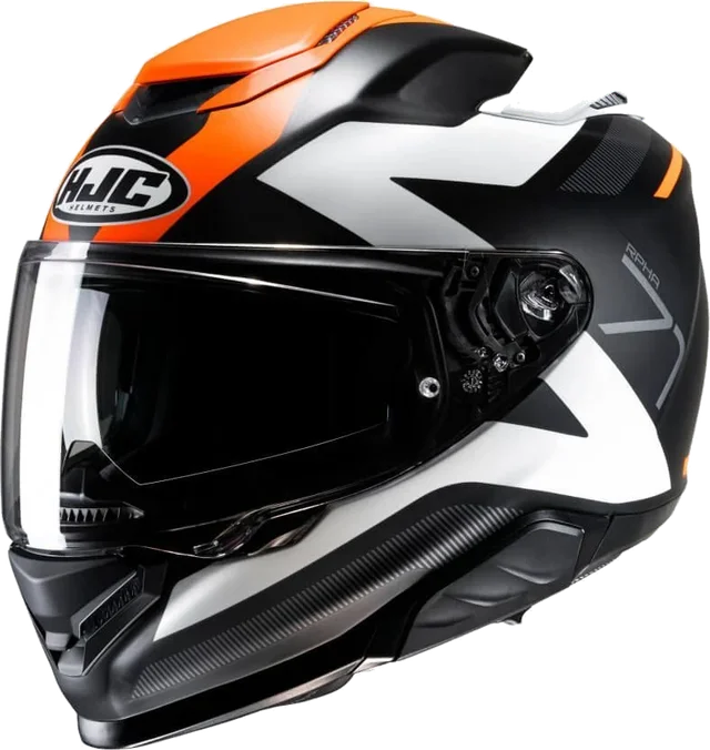 HJC RPHA 71 Pinna Black/Orange MC7SF, Black Orange