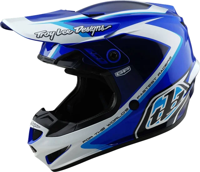 Troy Lee Designs GP Shutter MIPS Youth Off-Road Helmets, blue
