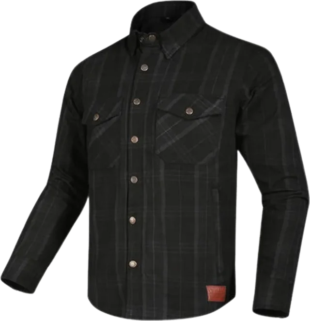 Cortech Bender 2.0 Riding Flannel Men's Street Jackets, black