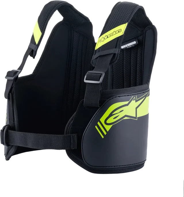Alpinestars Youth Bionic Rib Support, Black/Yellow Fluo