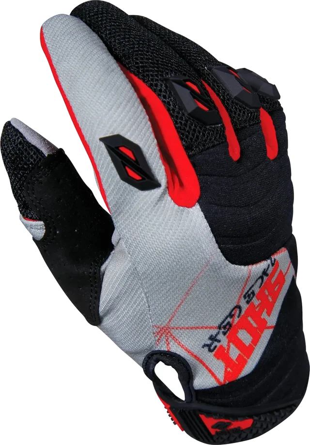 Shot Contact Gloves Infinite Grey / Red