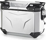 Givi Trekker Outback Evo 37 Smart Lock Left Anodized
