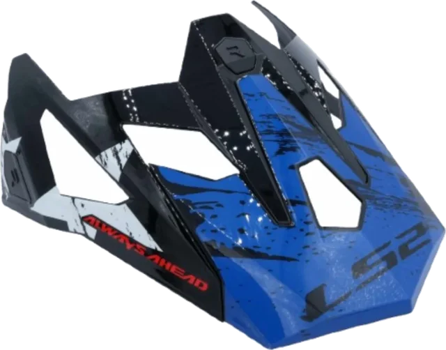 LS2 X Force USA Peak Helmet Accessories, red white blue