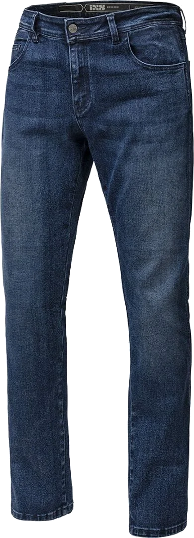 IXS 1L Straight Blue Motorcycle Jeans, blue