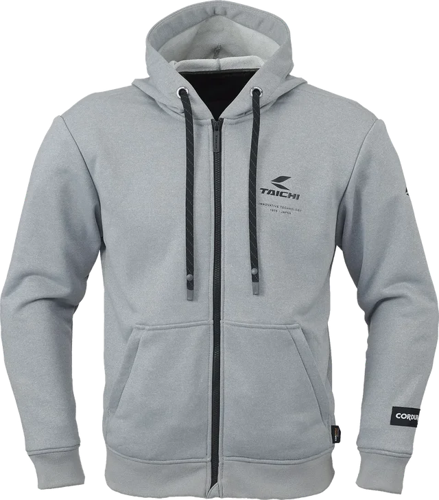 RS TAICHI CORDURA HOODIE SS2025 RSJ352, heather gray