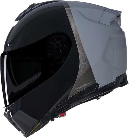 NOLAN N80-8 VERN SPECIALE 343 (CLEAR AND DARK VISOR INCLUDED), black grey