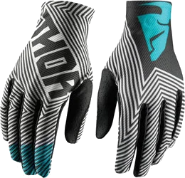 Thor Youth Boys Void Geotec MX Gloves, Black, Teal