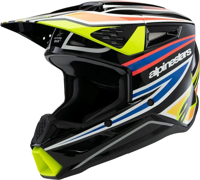 ALPINESTARS S-M3 Youth Wurx Black / Yellow Fluor / Blue / Red 2025