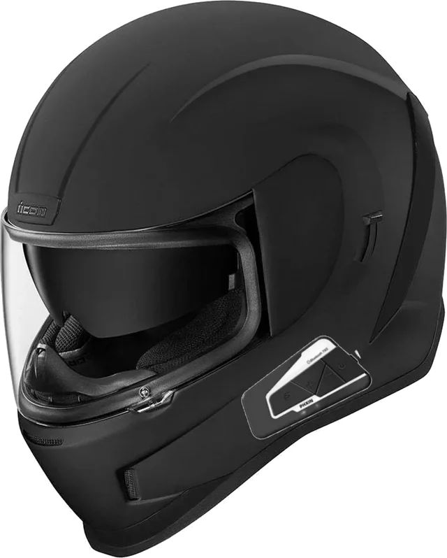 Icon Bluetooth Airform Full Face Helmet Rubatone 2 Shields